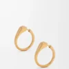 Stirrup earrings in sterling silver Gold Stirrup earrings in sterling silver Gold