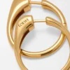Stirrup earrings in sterling silver Gold Stirrup earrings in sterling silver Gold