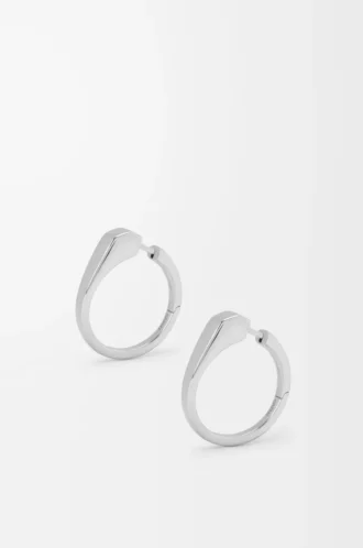 Stirrup earrings in sterling silver Silver Stirrup earrings in sterling silver Silver