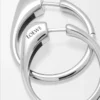 Stirrup earrings in sterling silver Silver