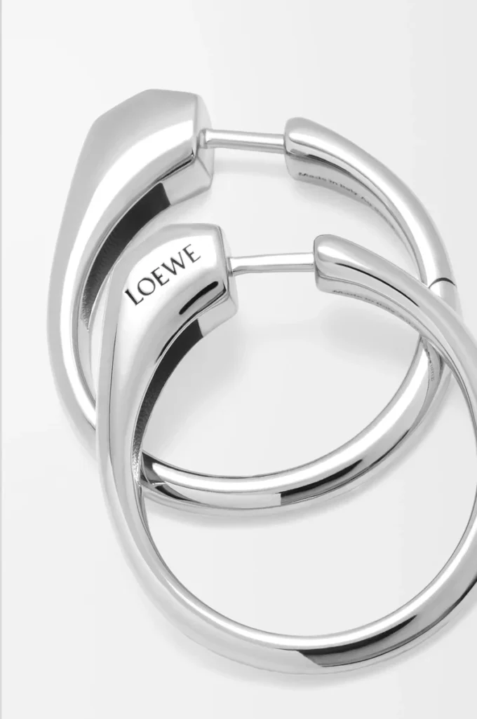 Stirrup earrings in sterling silver Silver