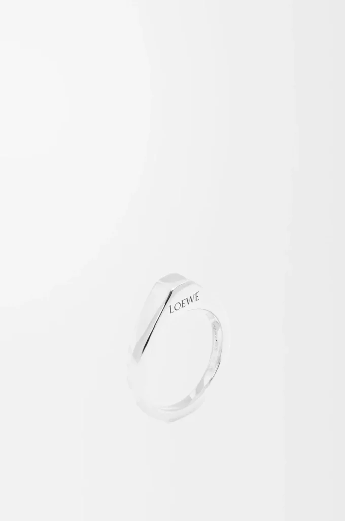 Stirrup ring in sterling silver Silver Stirrup ring in sterling silver Silver