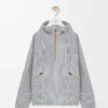 Storm anorak in technical shell Beige/Blue Storm anorak in technical shell Beige/Blue