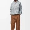 Storm anorak in technical shell Beige/Blue Storm anorak in technical shell Beige/Blue