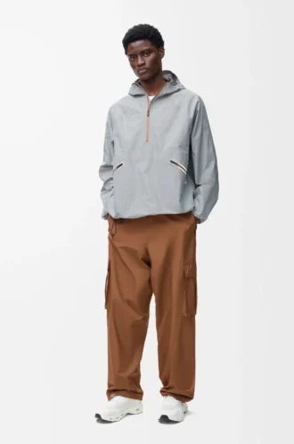 Storm anorak in technical shell Beige/Blue