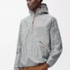 Storm anorak in technical shell Beige/Blue Storm anorak in technical shell Beige/Blue