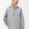 Storm anorak in technical shell Beige/Blue Storm anorak in technical shell Beige/Blue