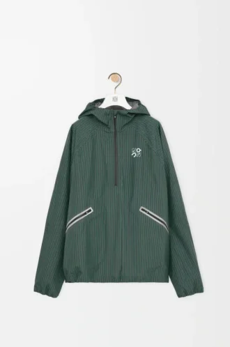 Storm anorak in technical shell Green/Black