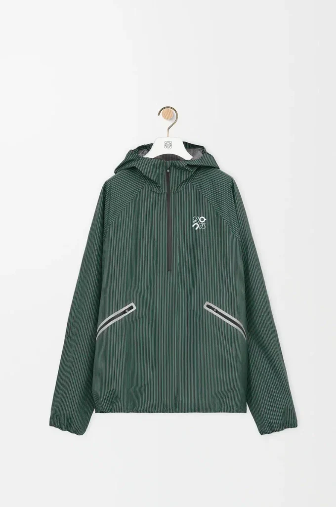 Storm anorak in technical shell Green/Black Storm anorak in technical shell Green/Black