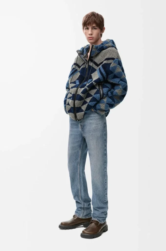 Straight leg jeans in denim Blue Straight leg jeans in denim Blue