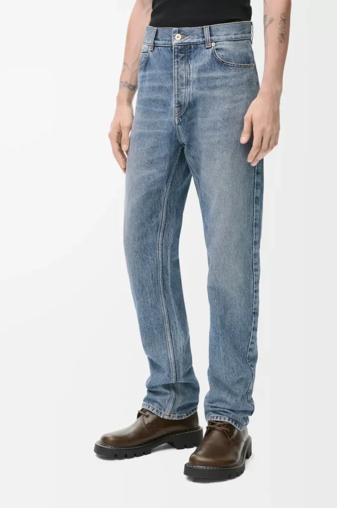 Straight leg jeans in denim Blue Straight leg jeans in denim Blue
