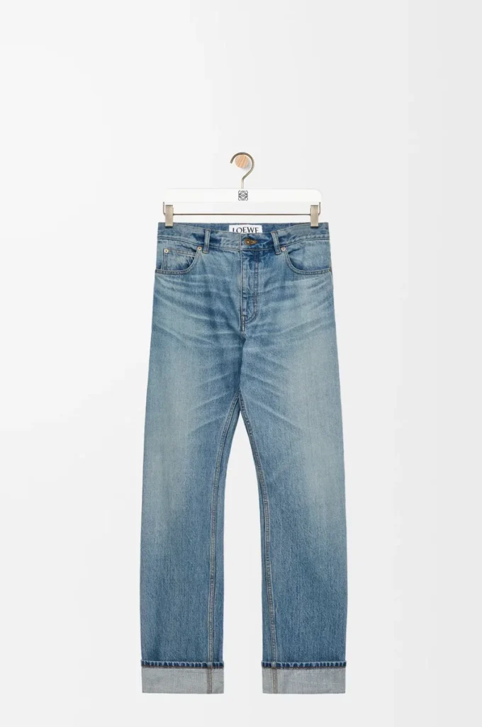 Straight leg jeans in denim Vintage Blue Straight leg jeans in denim Vintage Blue