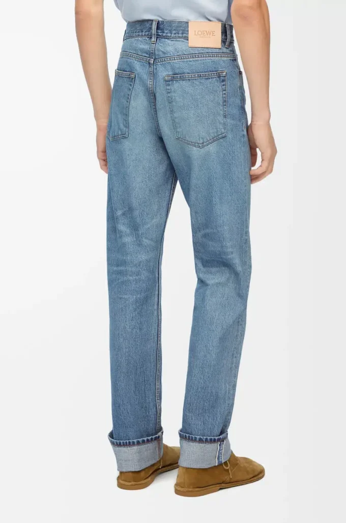 Straight leg jeans in denim Vintage Blue Straight leg jeans in denim Vintage Blue