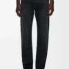 Straight leg jeans in denim Washed Black Straight leg jeans in denim Washed Black