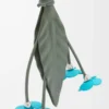 Strawberry flower charm in classic calfskin Turquoise/Green