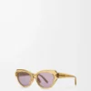 Swan Slim sunglasses Transparent Olive Swan Slim sunglasses Transparent Olive