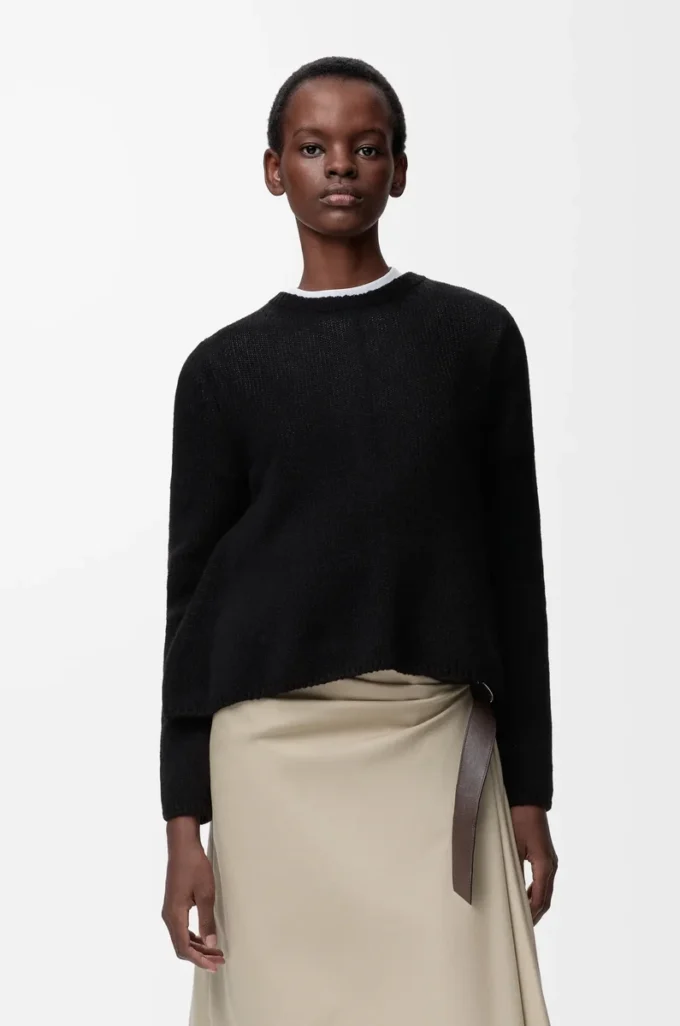 Sweater in cashmere Black Sweater in cashmere Black