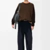 Sweater in cashmere Brown/Dark Brown Sweater in cashmere Brown/Dark Brown