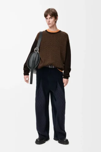 Sweater in cashmere Brown/Dark Brown