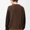 Sweater in cashmere Brown/Dark Brown Sweater in cashmere Brown/Dark Brown