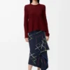 Sweater in cashmere Burgundy Sweater in cashmere Burgundy