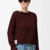 Sweater in cashmere Burgundy/Multicolor Sweater in cashmere Burgundy/Multicolor
