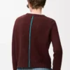 Sweater in cashmere Burgundy/Multicolor Sweater in cashmere Burgundy/Multicolor