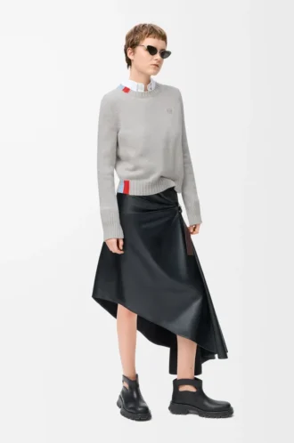 Sweater in cashmere Light Blue/Multicolor