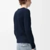 Sweater in cotton blend Navy Blue Sweater in cotton blend Navy Blue