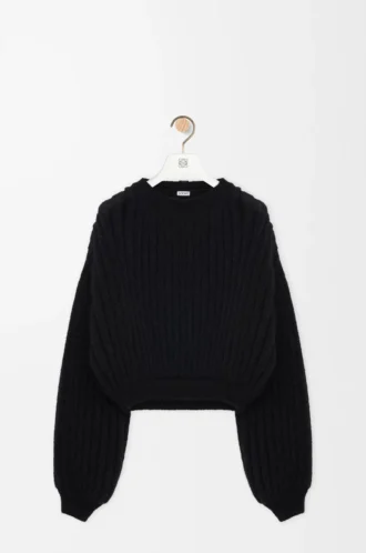 Sweater in mohair blend Black