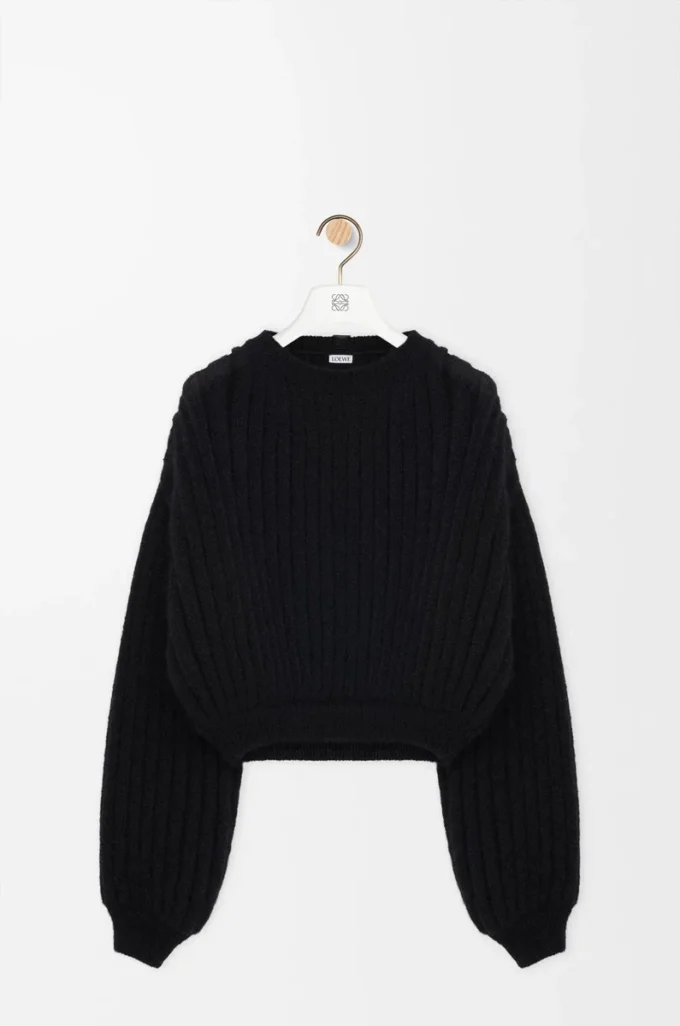 Sweater in mohair blend Black