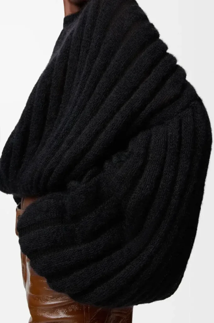 Sweater in mohair blend Black