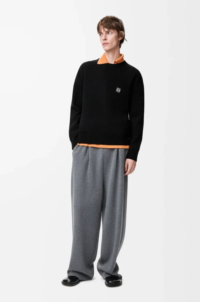 Sweater in wool Black