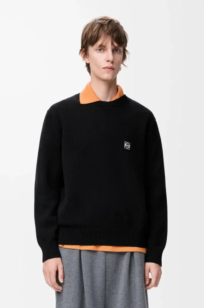 Sweater in wool Black