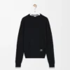 Sweater in wool Black/Grey