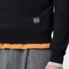 Sweater in wool Black/Grey