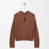 Sweater in wool Brown Sweater in wool Brown