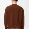 Sweater in wool Brown