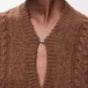 Sweater in wool Brown Sweater in wool Brown