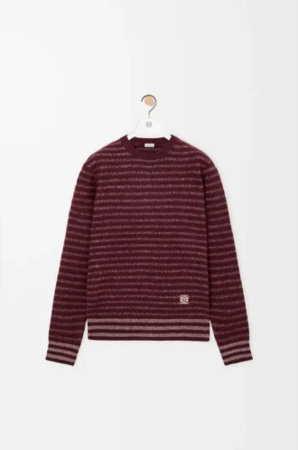 Sweater in wool Dark Brown