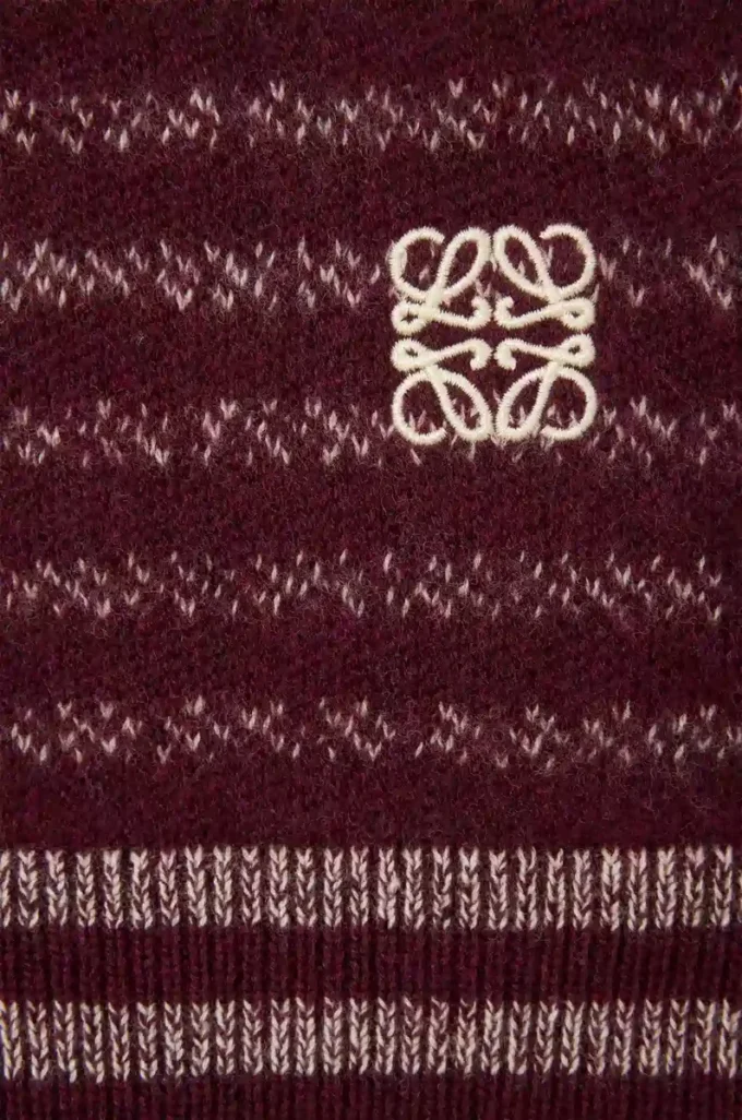 Sweater in wool Dark Brown Sweater in wool Dark Brown
