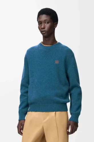 Sweater in wool Dark Green