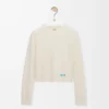 Sweater in wool Ecru Sweater in wool Ecru