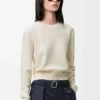 Sweater in wool Ecru Sweater in wool Ecru