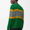 Sweater in wool Green/Grey Sweater in wool Green/Grey