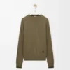 Sweater in wool Green/Khaki Green Sweater in wool Green/Khaki Green