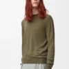 Sweater in wool Green/Khaki Green Sweater in wool Green/Khaki Green