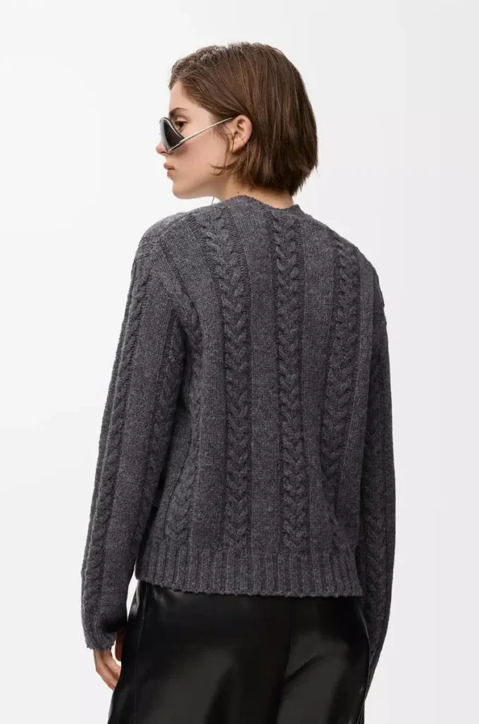 Sweater in wool Grey Sweater in wool Grey