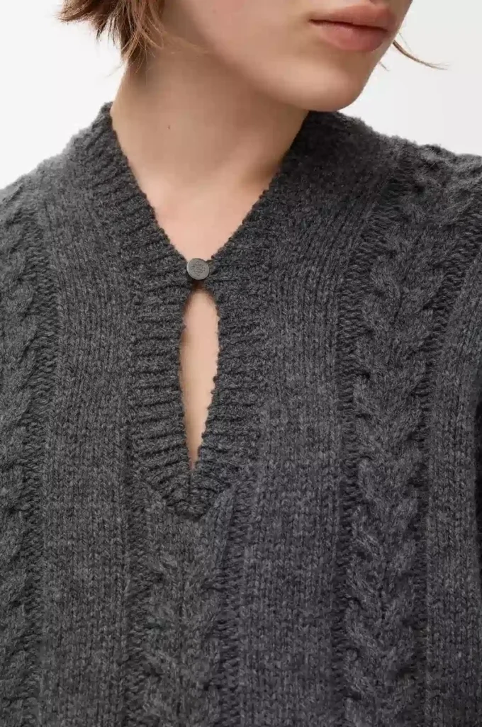 Sweater in wool Grey Sweater in wool Grey