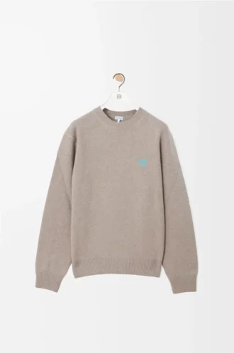 Sweater in wool Light Grey